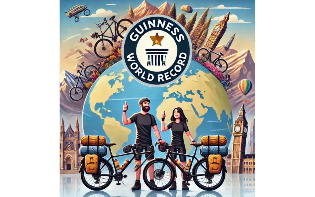 Biking Couple Bag Guinness World Record for Globe-Busting Adventure